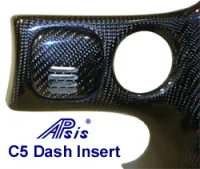 C5 Corvette, Carbon Fiber Dash Insert Sensor Cover
